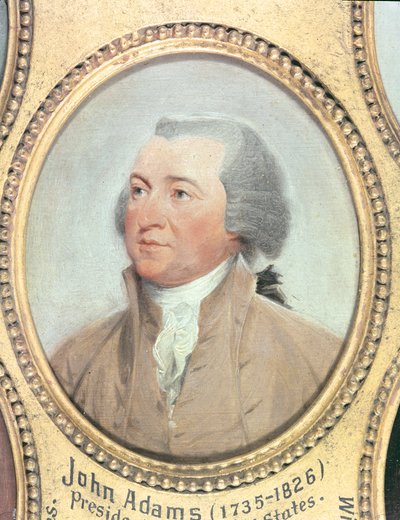 Porträt von John Adams (1735-1826) von American School